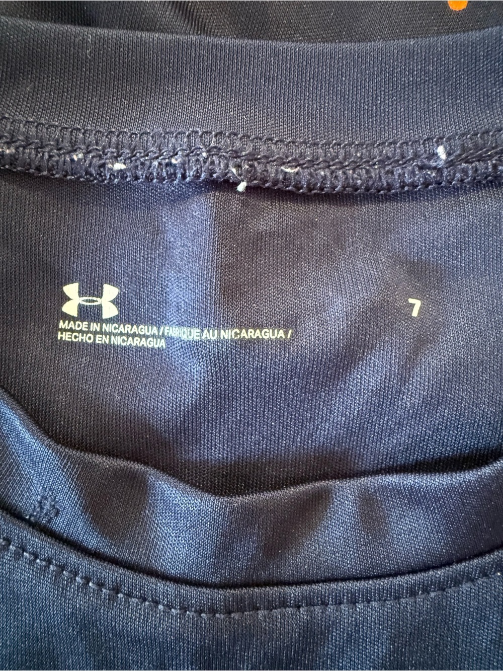5 Pack Under Armour Kids' Short Sleeve Logo Tee - Navy & Red - Picture 2 of 6
